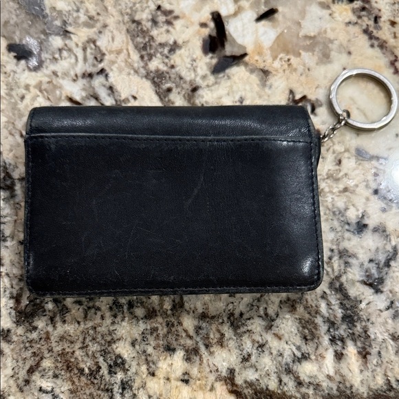 COACH Black Leather Keychain Wallet - Picture 4 of 4